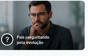 Pais perguntando pela evolução